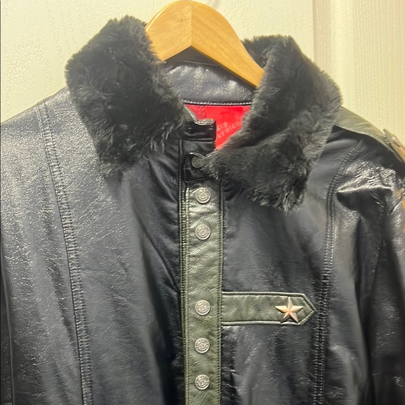 Vintage Lip Service Vice Hardcore Division Trench Coat - Picture 2 of 7